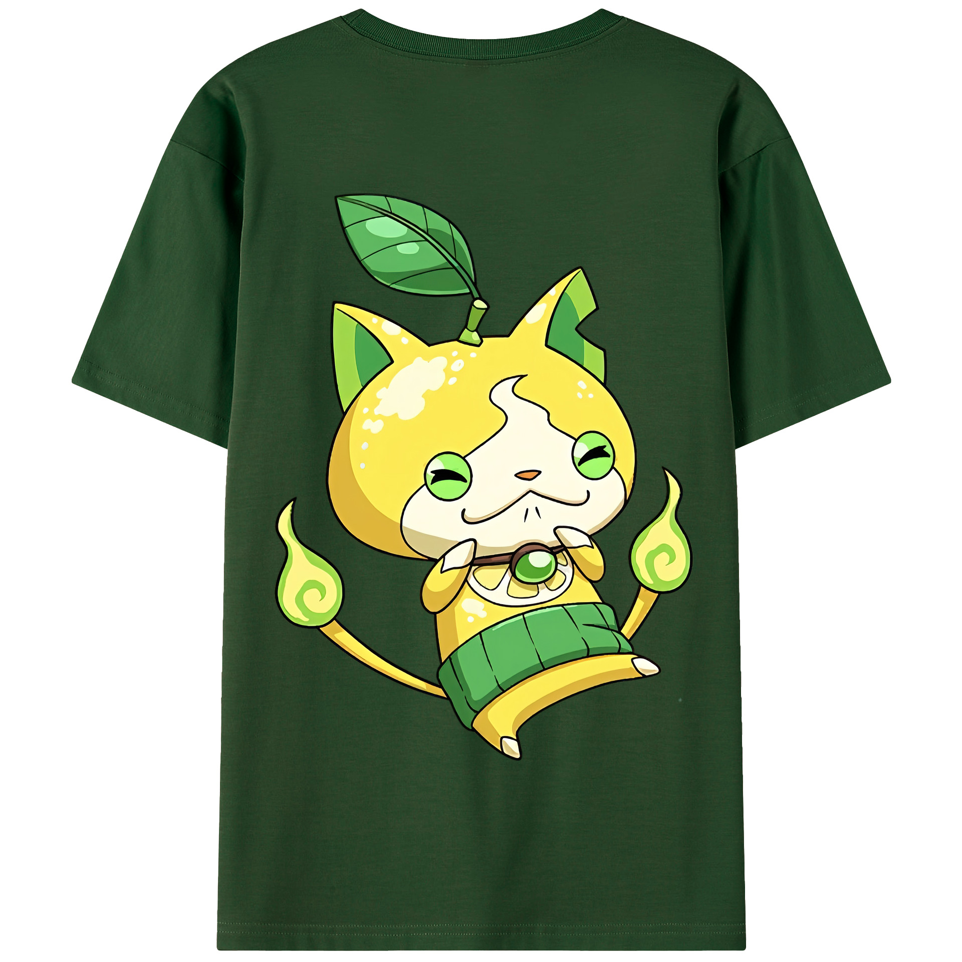 （画像用） 妖怪ウォッチ Yo-kai Watch 綿100％半袖Tシャツ（背面プリント）